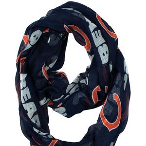 NEW… Infinity Scarf Chicago Bears NFL. Made from a sheer fabric.